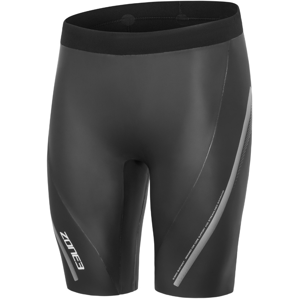 2025 ZONE3 Mens 5/3mm The Originals Buoyancy Shorts NA25UOBS101 - Black / Silver